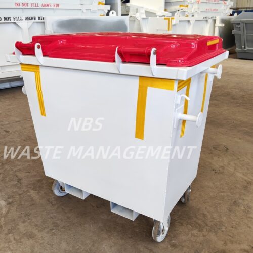 NBS STEEL WHEELIE BINS 1100