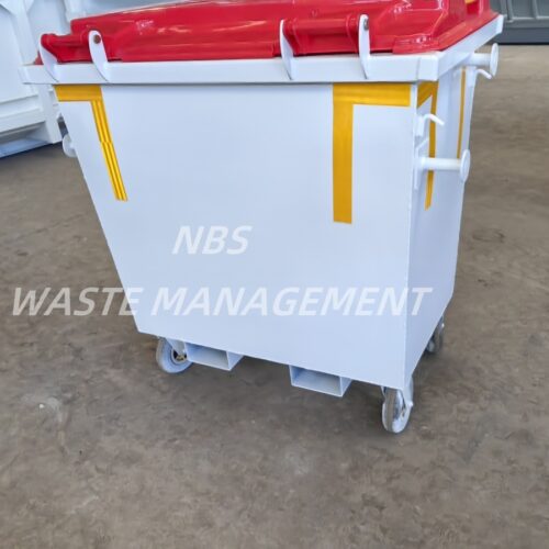 NBS STEEL WHEELIE BINS 1100