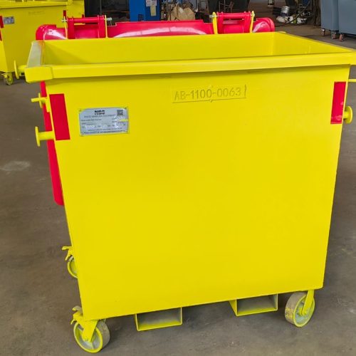 NBS STEEL WHEELIE BINS 660
