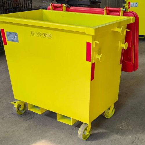 NBS STEEL WHEELIE BINS 660