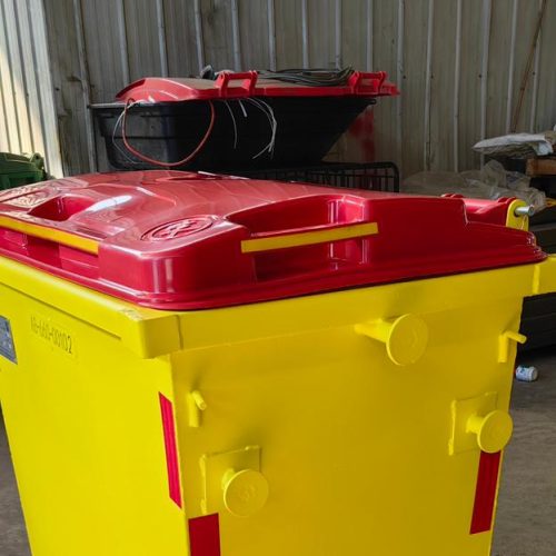 NBS STEEL WHEELIE BINS 1100